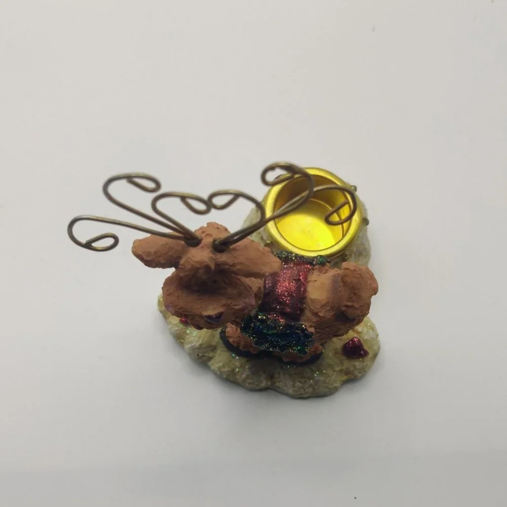 Christmas Reindeer Stocking‎ Candle Holder